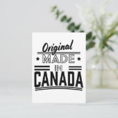 Origineel Made in Canada-logo Briefkaart (Staand voorkant)