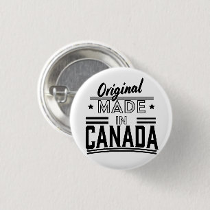 Origineel Made in Canada-logo Ronde Button 3,2 Cm