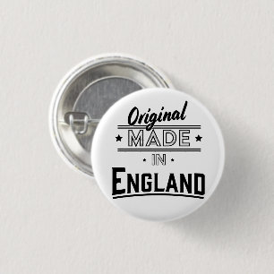 Origineel Made in England Ronde Button 3,2 Cm