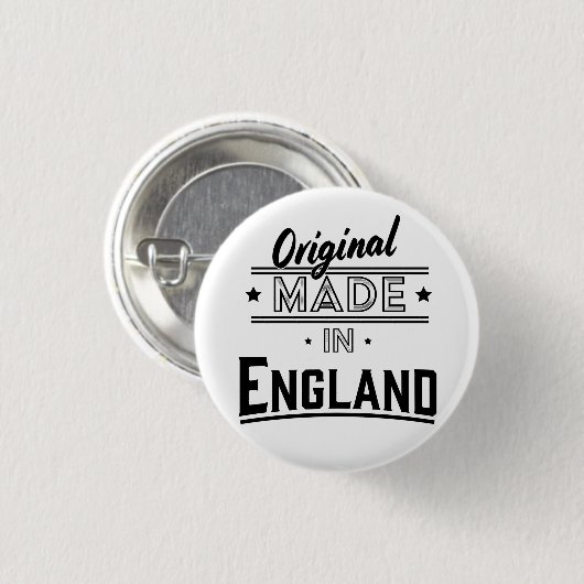 Origineel Made in England Ronde Button 3,2 Cm (Voorkant /achterkant)