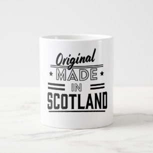 Origineel Made in Scotland retro logo Grote Koffiekop