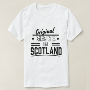 Origineel Made in Scotland retro logo T-shirt