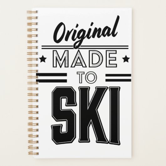 Origineel Made to Ski-logo Planner (Voorkant)