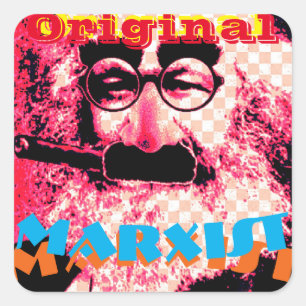 Origineel MARXist Sticker-blad Vierkante Sticker