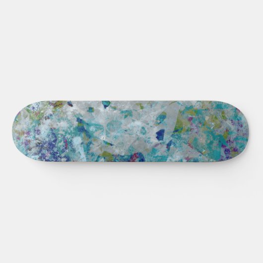 Origineel Modern Uniek Abstract Kunstontwerp Persoonlijk Skateboard (Horizontaal)