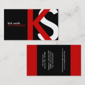 [ORIGINEEL] Monogram Visitekaartjes (Voorkant / Achterkant)