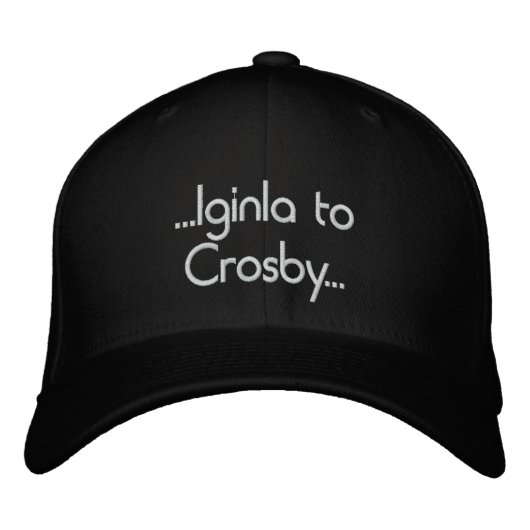 Origineel naar Crosby Geborduurde Pet (Voorkant)