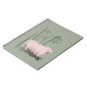 Origineel Notitieboek voor tekenvorm en bamboe (Linkerzijde)