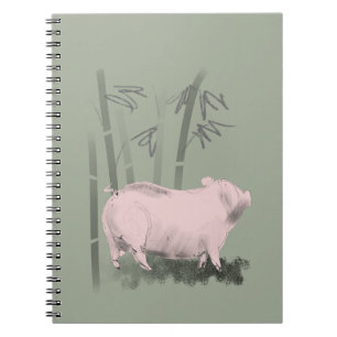 Origineel Notitieboek voor tekenvorm en bamboe