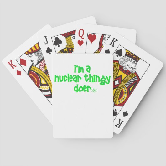 Origineel Nucleair Ontwerp Speelkaarten (Achterkant)
