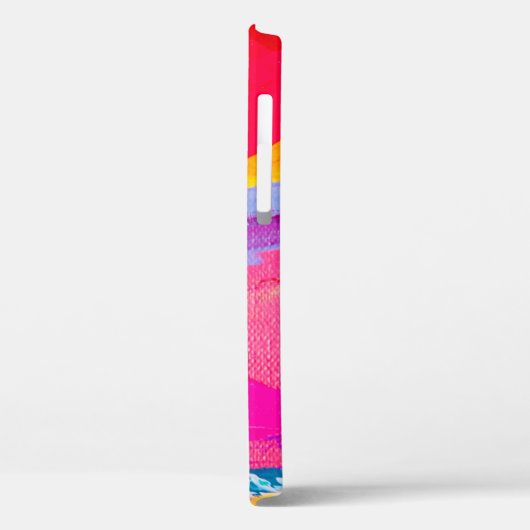 Origineel olieverfschilderij: Kleurrijk Abstract Case-Mate iPhone Case (Achterkant / Links)