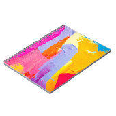 Origineel olieverfschilderij: Kleurrijk Abstract Notitieboek (Linkerzijde)