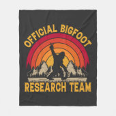 Origineel onderzoeksteam van Bigfoot Fleece Deken (Voorkant)