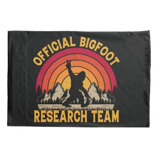 Origineel onderzoeksteam van Bigfoot Kussensloop (Achterkant)