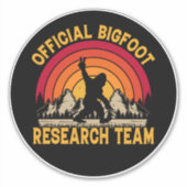 Origineel onderzoeksteam van Bigfoot Sticker (Voorkant)