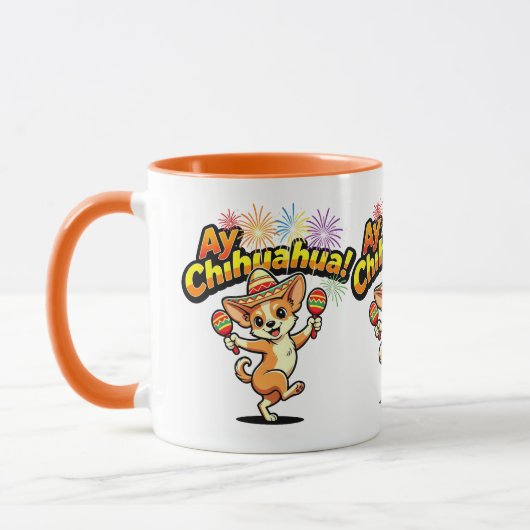 Origineel ontwerp Ay Chihuahua! Mok (Links)