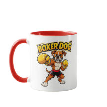 Origineel ontwerp grappige boksen Boxer Hond