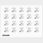 Origineel ontwerp kattenliefde sticker (Vel)