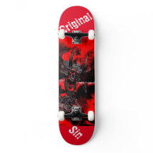 Origineel ontwerp van het aangepaste skateboard va
