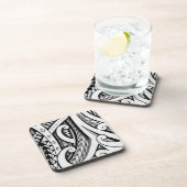 Origineel ontwerp van het tattoo van Maori-stam me Bier Onderzetter (Rechterzijde)