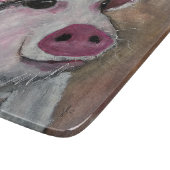 Origineel ontwerp Varkensglas snijplank (Hoek)