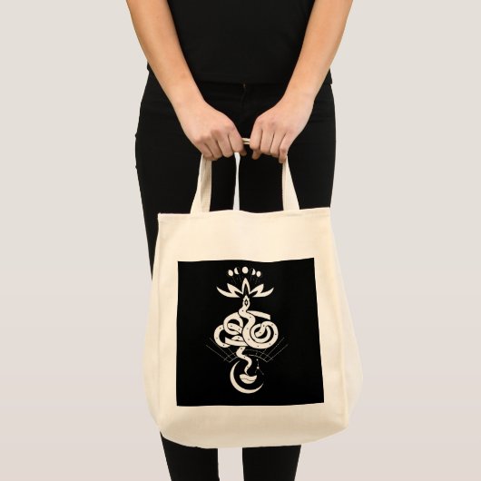 Origineel ontwerp voor 2025 Slangendruk, Kanker Tote Bag (Voorkant (product))