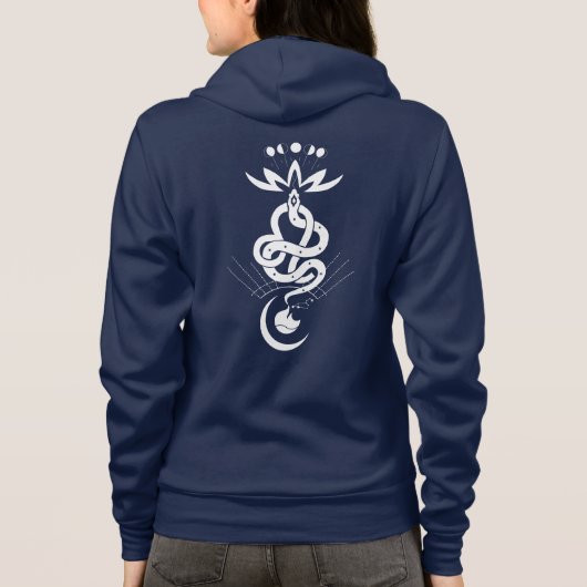 Origineel ontwerp voor 2025 Slangendruk, Leeuw Hoodie (Achterkant)