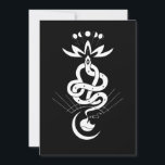 Origineel ontwerp voor 2025 Slangendruk, Leeuw Save The Date<br><div class="desc">Origineel ontwerp voor afdrukken van Kingdom of Cats gewijd aan 2025 jaar symbool -Snake in combinatie met persoonlijke Zodiac teken. Mooi en praktisch cadeau met een uniek origineel ontwerpconcept. Goed als persoonlijk cadeau,  talisman en bescherming.</div>