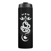 Origineel ontwerp voor 2025 Slangendruk, Leeuw Thermosbeker (Voorkant)