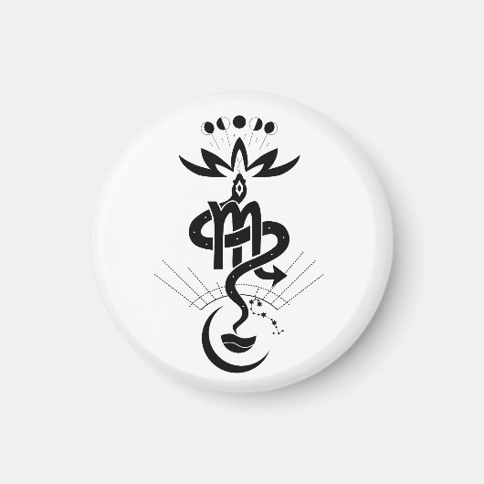 Origineel ontwerp voor 2025 Slangendruk, Schorpioe Magneet (Voorkant)