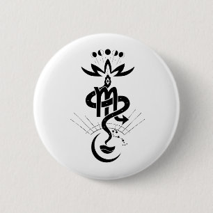 Origineel ontwerp voor 2025 Slangendruk, Schorpioe Ronde Button 5,7 Cm