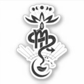 Origineel ontwerp voor 2025 Slangendruk, Schorpioe Sticker (Voorkant)