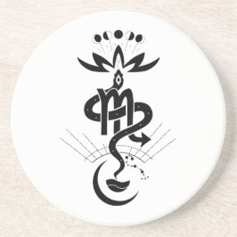 Origineel ontwerp voor 2025 Slangendruk, Schorpioe Zandsteen Onderzetter