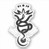 Origineel ontwerp voor 2025 Slangendruk, Stier Sticker (Voorkant)