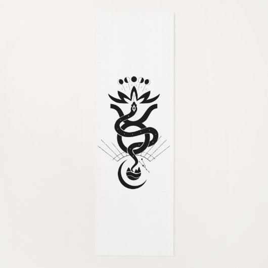 Origineel ontwerp voor 2025 Slangendruk, Stier Yogamat (Voorkant)