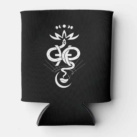 Origineel ontwerp voor 2025 Slangendruk, Vissen Blikjeskoeler (Voorkant)