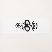 Origineel ontwerp voor 2025 Slangendruk, Vissen Yogamat (Achterkant (horizontaal))