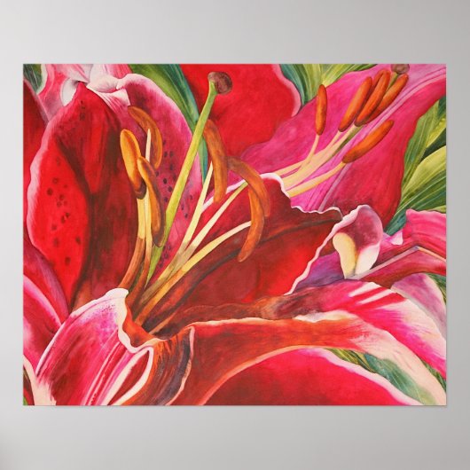 Origineel ontwerp voor afdrukken op basis van rode poster (Voorkant)