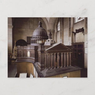 Origineel ontwerp voor St. Paul's kathedraal Briefkaart