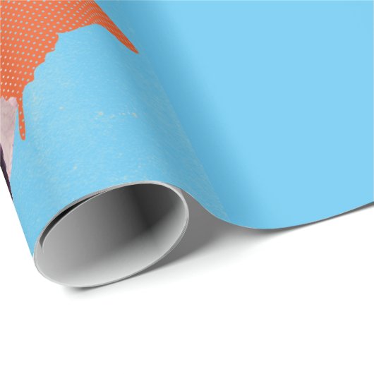 ORIGINEEL ONTWERPWRAPPINGSPAPIER HUMMINGBIRD CADEAUPAPIER (Rol Hoek)