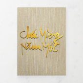 Origineel OX Vietnamees Nieuwjaar 2021 3FC Drieluik Wenskaart (Cover)