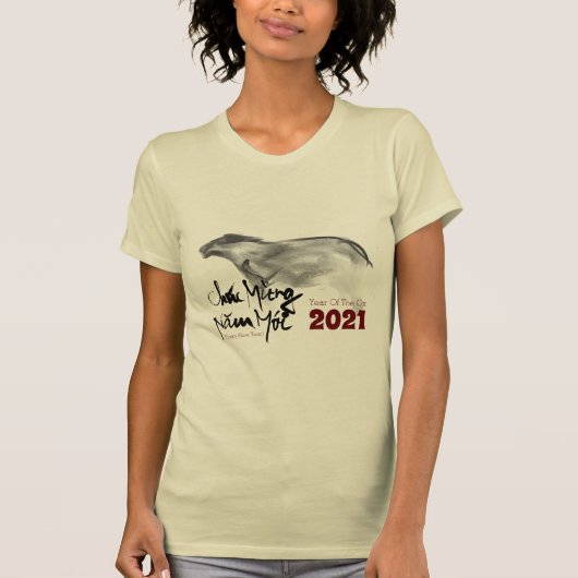 Origineel OX Vietnamees nieuwjaar 2021 WT T-shirt (Voorkant)