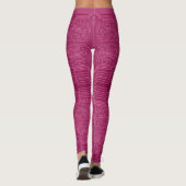 Origineel patroon van gedrukte Circuit Board roze  Leggings (Achterkant)
