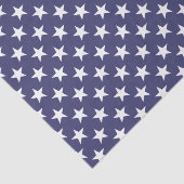 Origineel patroon van wolstijl navel White Star Tissuepapier (Detail)