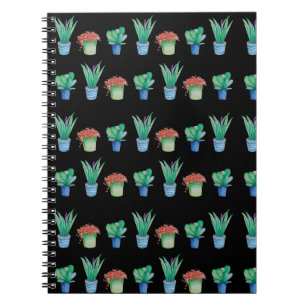Origineel plant van de waterverf ontwerp 1 notitieboek
