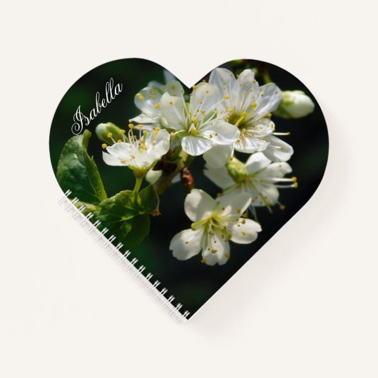 Origineel Plum Art Hart Persoonlijk Notitieboek (Voorkant)