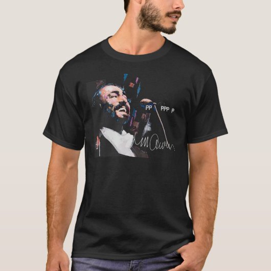 Origineel portret van Luciano Pavarotti Essential T-shirt (Voorkant)