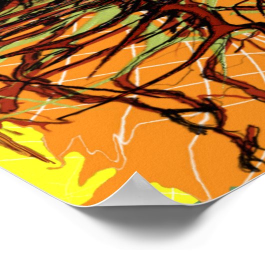 Origineel Poster van de Boom van de Boom van de Bo (Hoek)