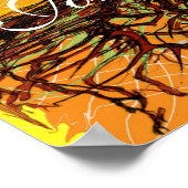 Origineel Poster van de Boom van de Boom van de Bo (Hoek)