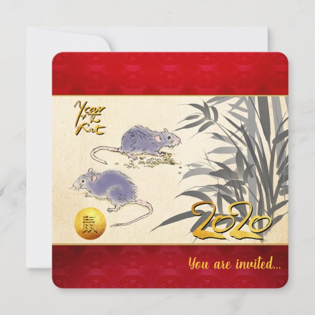 Origineel Rats Bamboo-schilderij 2020 SFCI (Voorkant)